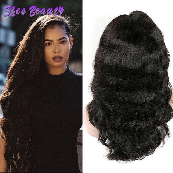 Shesbeauty Wholesale Lace Front Wigs Body Wave Human Hair Wigs Pre Plucked Natural Hairline Brazilian Peruvian Indian Malaysian Lace Wigs