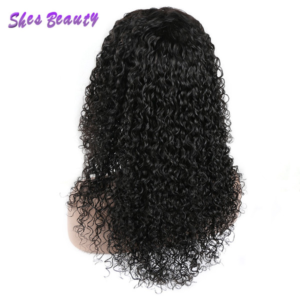 Human Hair Lace Front Curly Wigs Pre Plucked With Baby Hair 100% Unprocessed Hair Glueless Natural Lace Front Wigs For Black Women