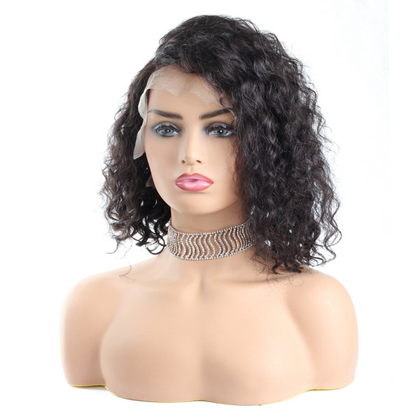 Short Bob Wigs Deep Curly Bob Wig Short Wig Indian Deep Wave Human Hair Lace Front Wigs Brazilian Human Hair Wigs