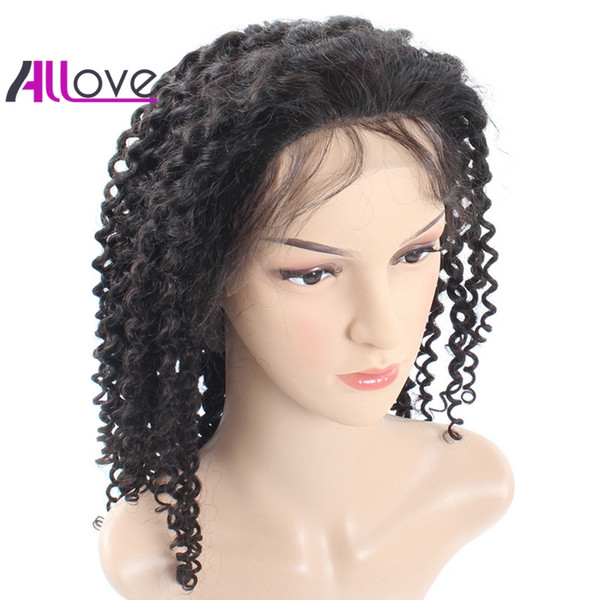 Best 10A Kinky Curly Brazilian Hair Human Hair Lace Front Wigs 180 Density Wholesale Human Hair Wigs For Black Women Hot Selling