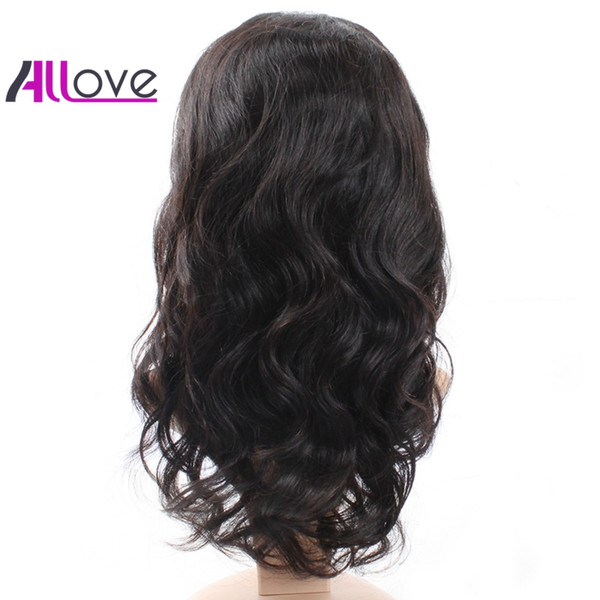 180% Density Natural Hairline Good 10A Brazilian Hair Body Wave Peruvian Full Lace Wigs With Baby Hair Human Hair For Black Women