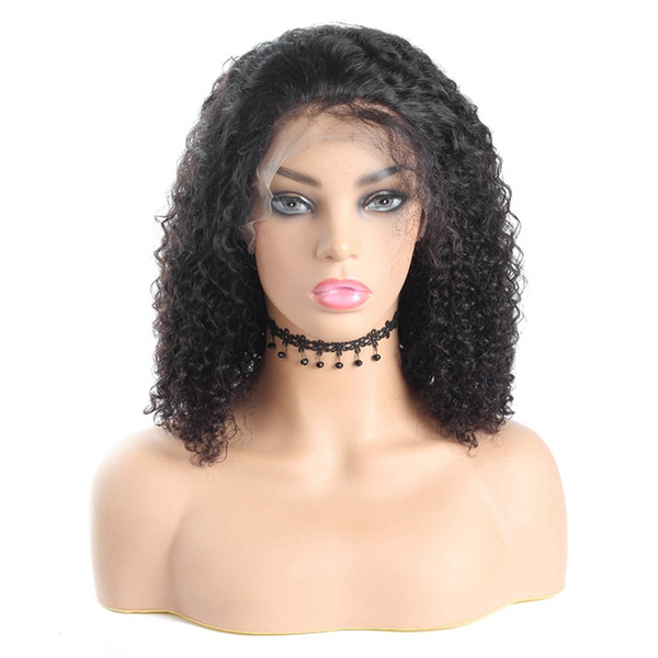 Deep Wave Short Bob Wigs Deep Curly Bob Wig Short Wig Indian Kinky Curly Human Hair Lace Front Wigs Brazilian Human Hair Wigs