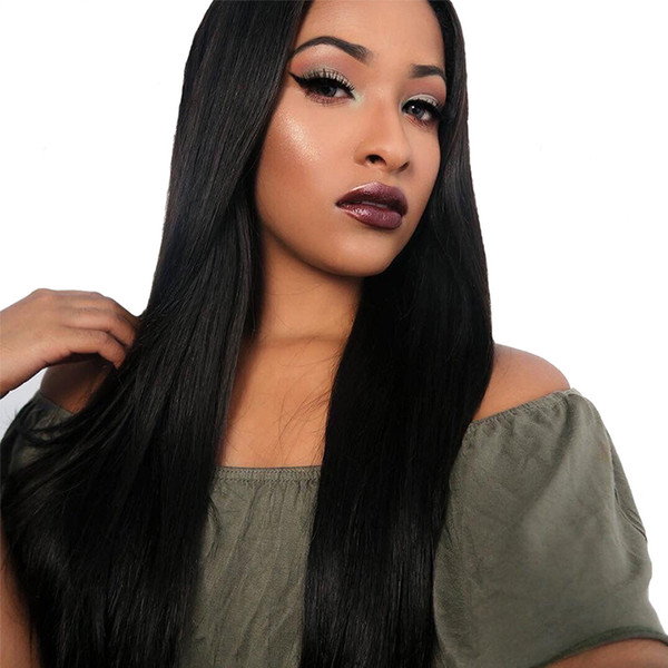 Malaysiay Human Hair Wigs for Black Women Brazilian Silky Straight Lace Front Wigs with Baby Hair Lace Human Hair Wigs