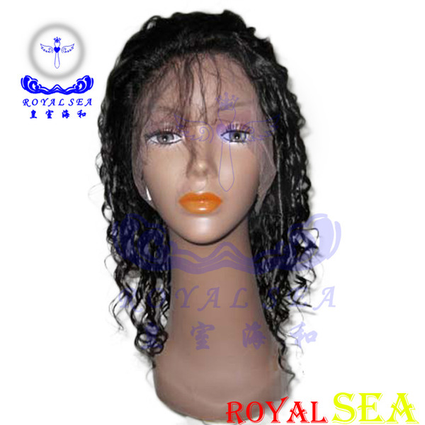 New fashion brazilian human hairwig , loose wave lace front wig for black women