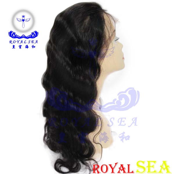 Unprocessed Virgin Brazilian Hair Body Wave Human Hair Lace Front Wig with Baby Hair