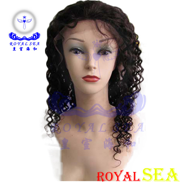 Wholesale jerry curl jewish wig kosher wigs remy human hair lace front wig brazilian hair