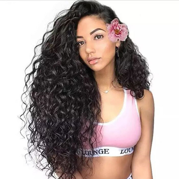 Brazilian Deep Wave Wigs For Black Women Unprocessed Deep Wave Human Hair Lace Front Wigs Preplucked with Baby Hair DHgate Top Wigs Vendor