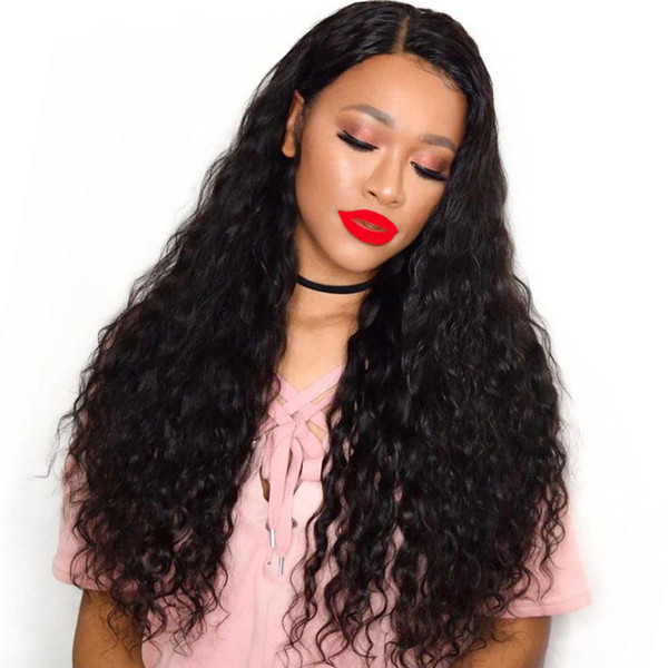 Deep Wave Hair Wigs Brazilian Human Hair Lace Wigs Unprocessed Deep Wave Lace Frontal Wigs Preplucked with Baby Hair DHgate Top Vendor