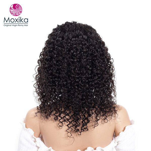 Moxika Pre Plucked Full Lace Wigs With Baby Hair Brazilian kinky curly human hair Wigs For Women 180% Density Thick And Full