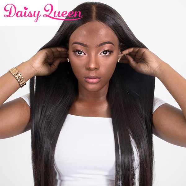 13x4 Lace Front Human Hair Wigs Pre Plucked Hairline Brazilian Remy Hair Straight Lace Wigs With Baby Hair