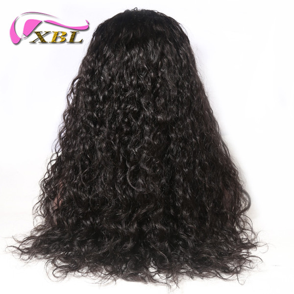 XBL Ocean Wave Hair Wig Body Wave Front Lace Human Hair Wig Brazilian Virgin Human Hair Wig