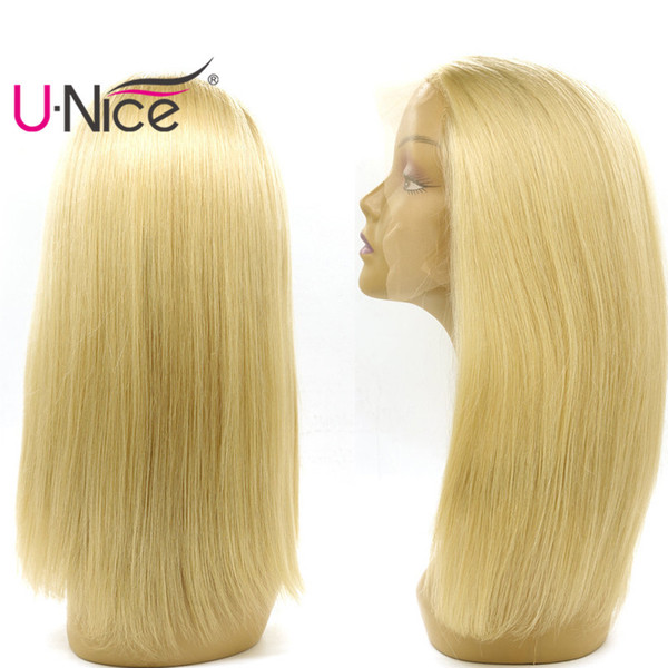 UNice Hair 613 Blonde Human Hair Lace Front Wigs Long Straight Wig For Black Women Brazilian Full Lace Human Hair Wigs Pre-plucked Wholesale