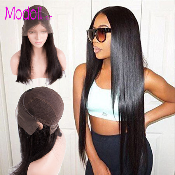 human hair lace front wigs Modoll 613 Blonde Lace Front Human Hair Wigs For Women Bleached Knots DHgate Remy Straight Brazilian Hair Wig