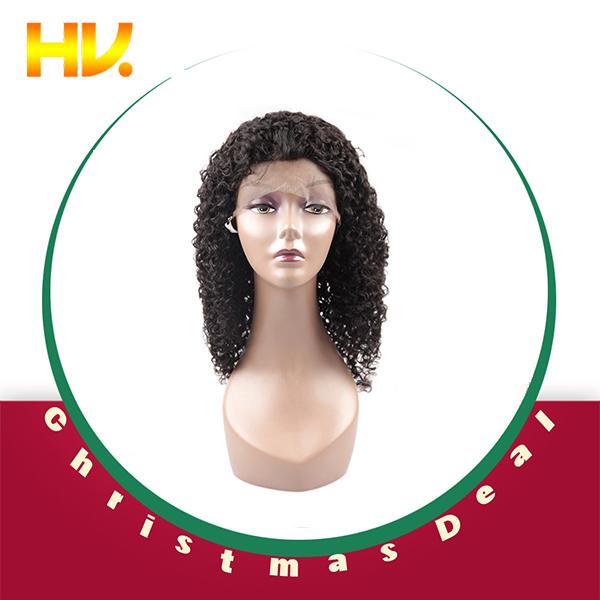 Brazilian Jerry Curly Lace Front Human Hair Wigs With Baby Hair Dentelle Wig Real Knots Wigs Women Remy Silky hair