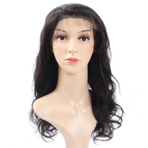 Cheap 8A Popular Big Brazilian Body Wave Full Lace Wigs Medium Size For African Americans Woman 10-30Inch Wholesale Price 