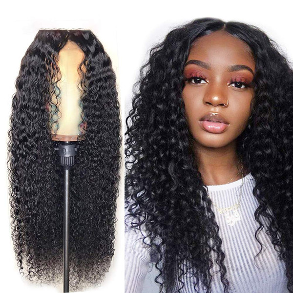 13x6 Lace Frontal Wigs for Black Women Brazilian Pre Plucked Lace Wig Glueless Human Curly Wigs 22 inch 180% Density Lace Front Wig