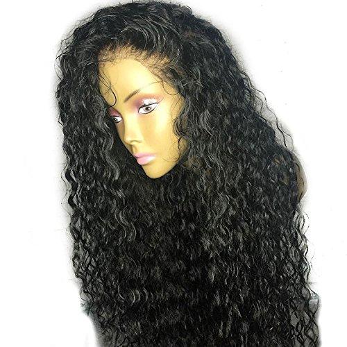360 Lace Frontal water Wave Human Hair Wigs-Glueless 150% Density cheap Brazilian Virgin Remy lace front Wigs For Black Woman 14inch