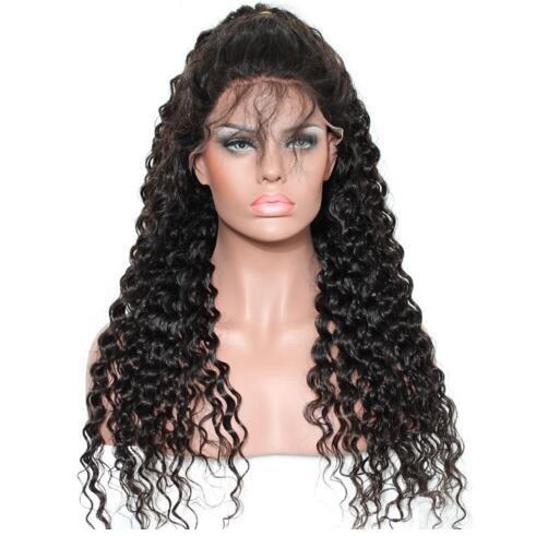 360 Lace Front wigs Water Wave human hair Lace Frontal Wigs with baby Hair Brazilian Water Wave human hair wigs 150% Density