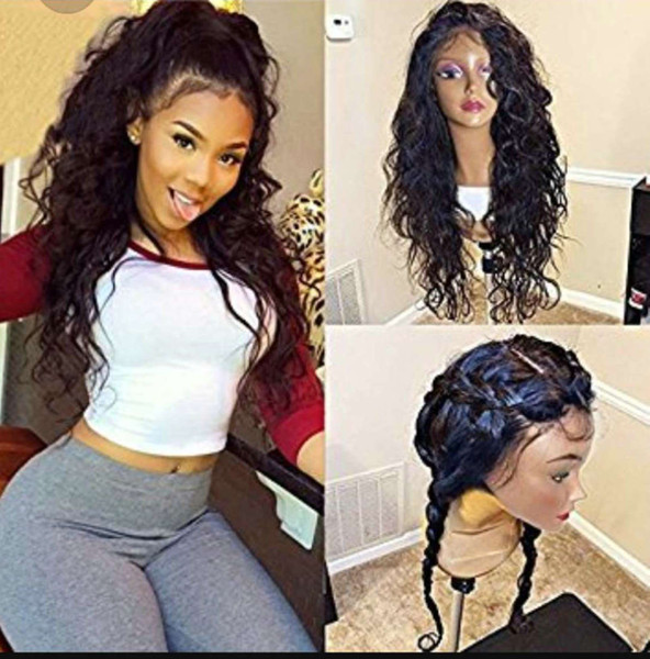 360 Lace Frontal with Bundles Wigs Pre Plucked 360 Lace Front Wig 360 Human Hair Wig for Black Women Brazilian Virgin Hair Wig