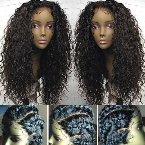 250% Density 360 Lace Frontal Wig Pre Plucked With Baby Hair Brazilian Remy water wave Lace Front Human Hair Wigs For Women