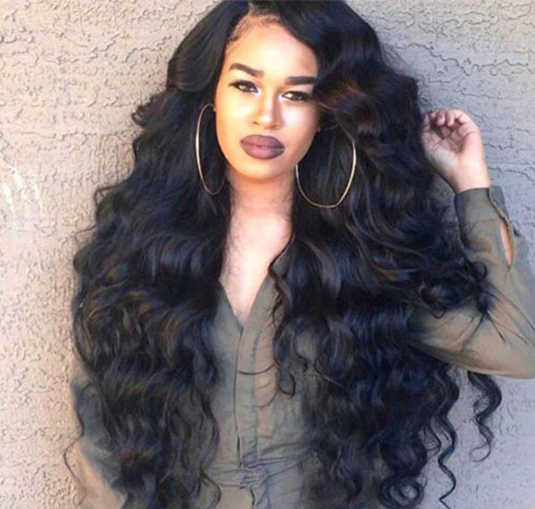 360 Lace Frontal Wig Pre Plucked Bleached Knots 180% or 250% Density Lace Front Human Hair Wigs For Women 360 Lace Wig