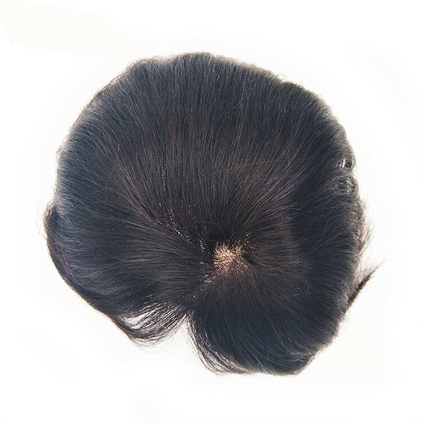 The 100% Korean version is lifelike and handsome, and the black student short straight wig woven by hand is cheap.