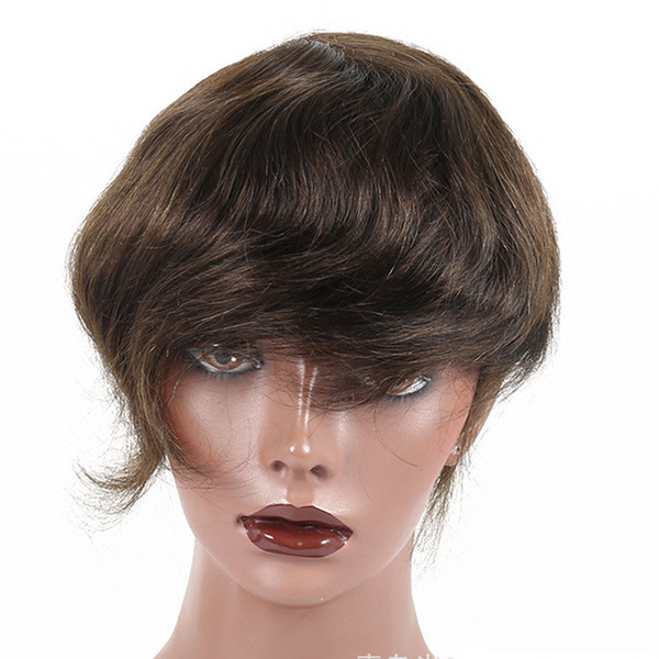 Durable Thin skin 12-14 , men toupee V loop knot , injected hair repacement 6'' Hair Length 5*7 8*6 9*6 9*7 10*8