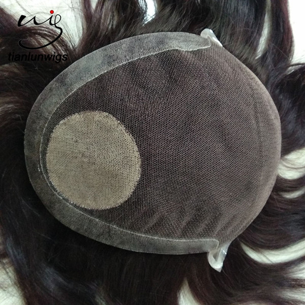 Hot Seller !!! 100% Human Brazilian Hair Toupee Men Human Hair Material and Yes Virgin men hair pieces toupees