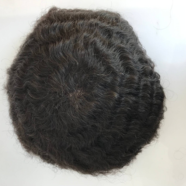 Full Lace Deep Curly Toupee Full Swiss Lace Deep Curly Toupee Men Wig Replacement System For Men
