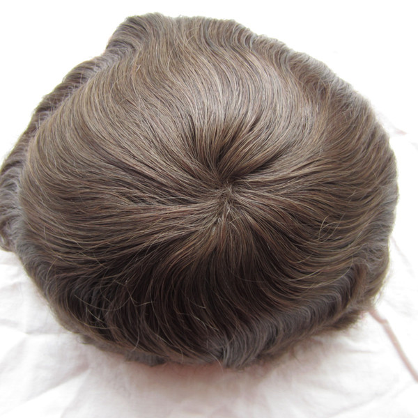 Customize hair system for men, men's hairpieces full lace men's toupee