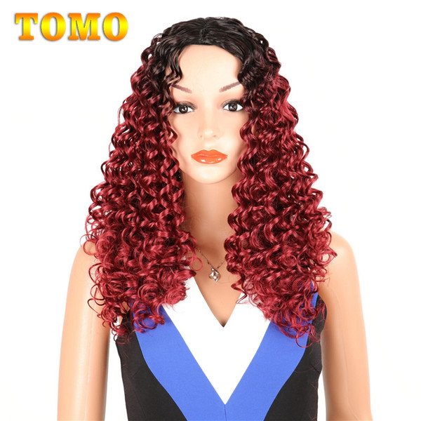 Kinky Curly Synthetic Wigs Black Women Heat Resistant Afro Kinky Curly Wig 20Inch 6 Colors Available Medium Wig Black Brown Blonde Grey Red