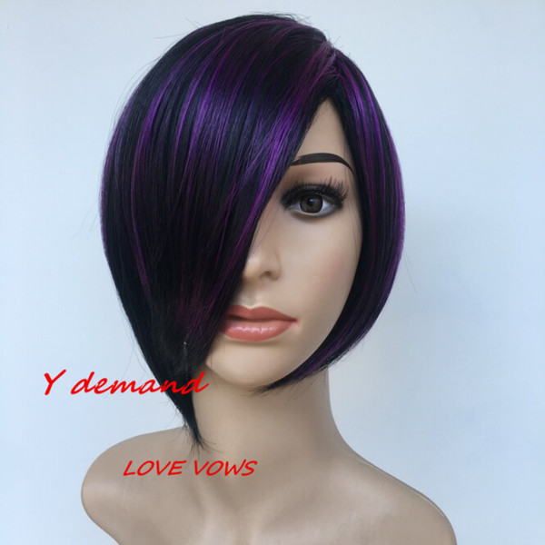 Fashion Cool Fake Hair Synthetic Full Wig for Women Heat Resistant Short Wigs for Black Women Cheap Pixie Cut Female