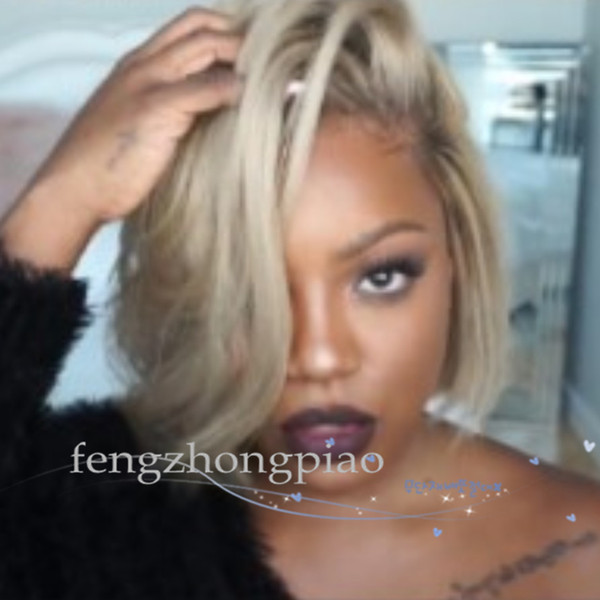 FZP Sexy Short Straight Simulation Human Hair wigs Cheap Short Pixie Cut Wigs African Haircut Style Brazilian Ladies Wigs for Black Women