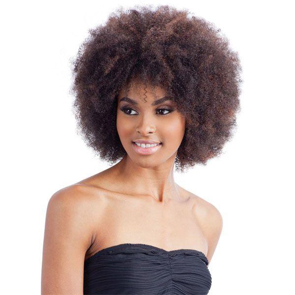 Christmas decor High quality hot sale African black small curly short hair wave head brown hair wig