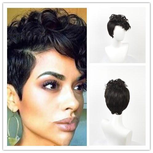 Selling Explosion High quality wig Synthetic Short Hair Wig curly hair African American Black Wigs for Black Women