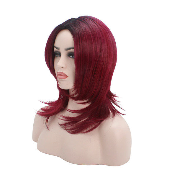 Straight Wigs Long Red Synthetic Wigs HT Fiber Hair Wigs