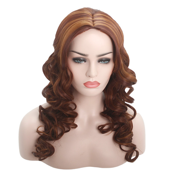 New Style Wave Wigs Long Synthetic Wave Wigs Female Synthetic Wigs