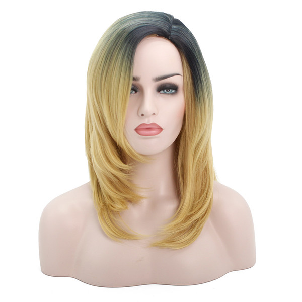 High Quality Synthetic Wigs High Temperature Fiber Wigs Synthetic Ombre Wigs