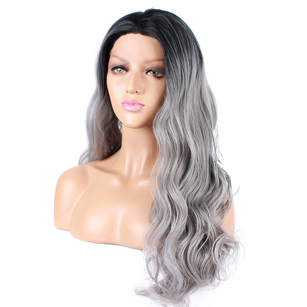 Fashion Wavy Synthetic lace front wig heat resistant