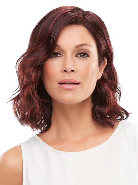 Women's Synthetic Hair Wig Curly Elegant All Match fashion micro-volume short hair high quality chemical fiber high temperature wire wig