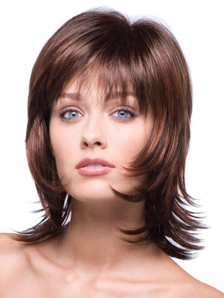 Women's Synthetic Hair Wig Natural Color All Match Fashion Alice Short Hair High Quality Chemical Fiber High Temperature Wire Wig