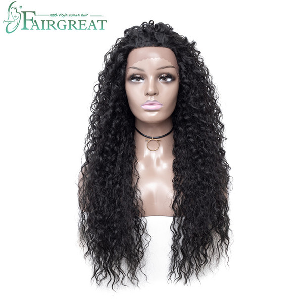 Fairgreat Long Ombre Water Wave Synthetic Lace Front Wigs High Density Heat Resistant Synthetic Hair Wigs For Women 26inch Free Shipping