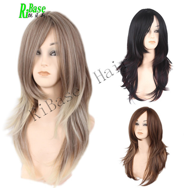 RiBase Hair Sexy Fashion Long Cosplay Wigs Synthetic Hair Heat Resistant for Women High Temperature Fiber