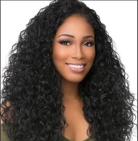 Dream Remy Queen Synthetic Lace Front Wig natural color curly For Beauty Made By Hand