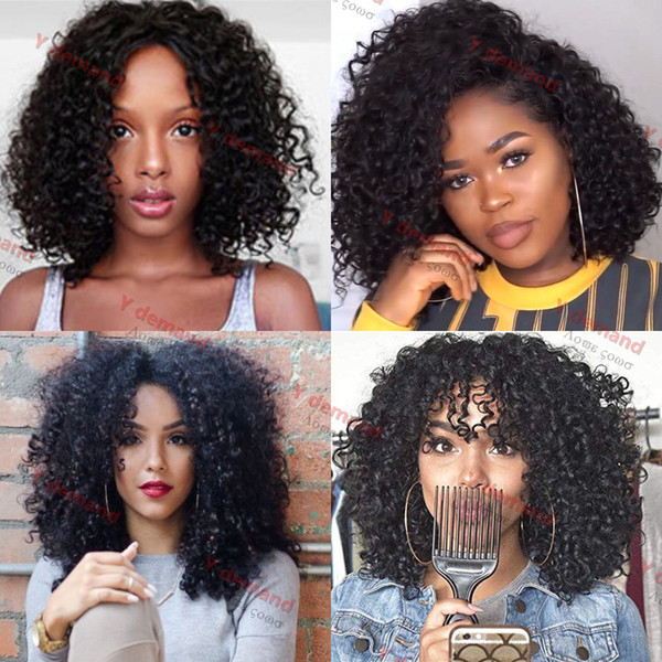 Charming Corta Pelo Sintetico Cheapest Curly Black Bob Short Full Wigs For Women Fashion 9 Styles Sexy Women's Natural Hair Wigs