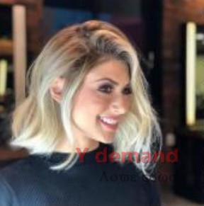 Fashion Fluffy Hair Short BOB Perucas Dark Blonde Straight Bob Pixie Wig Haircut Styles For Women Natural Wig Afro Full Wigs