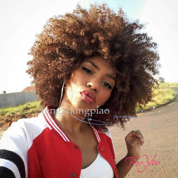 Cosplay Afro kinky Curly Wig 10