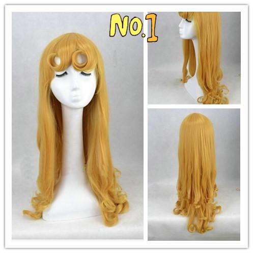 Xiu Zhi Mei Hot Sale Sleeping Beauty Princess Aurora Wig Long Curly Golden Anime Cosplay Wig / Wigs exported to Europe