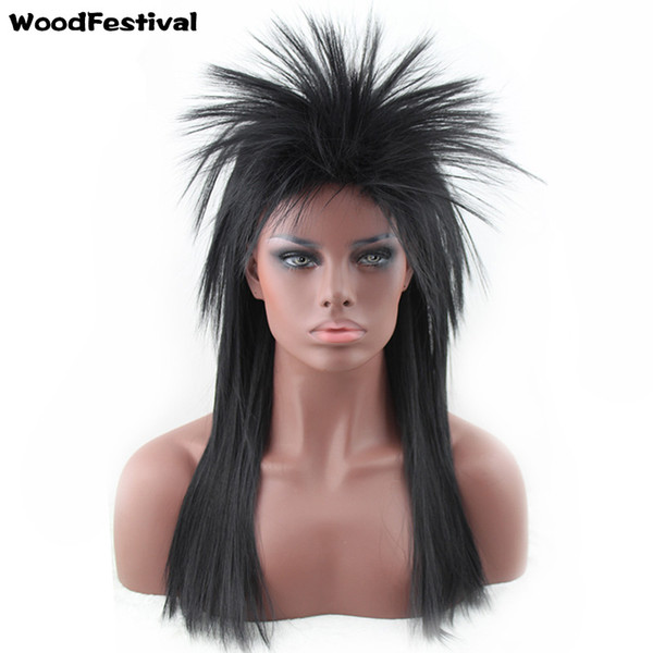 WoodFestival long straight wig Hedgehog anime cosplay wig omber white black red pink blue yellow heat resistan synthetic fiber wigs