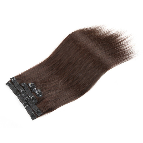 Hot sale Cheap Price Top Quality Human hair extensions natural black color Brown Color Blonde Color options 160g 18pieces set, Free DHL